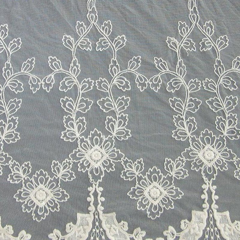 Lace Trim Polyester Sequin Fabric for Apparel Wholesale Supplier 4